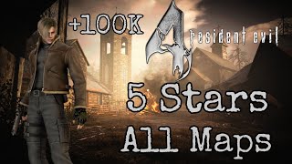 Resident Evil 4 Mercenaries: Leon Scott Kennedy | 5 Stars in every map (+100K)