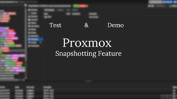 Proxmox Snapshotting