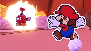 Paper Mario The Origami King Walkthrough Part 10 No Commentary Gameplay - BOBBY NOOO (Blooper Fight)