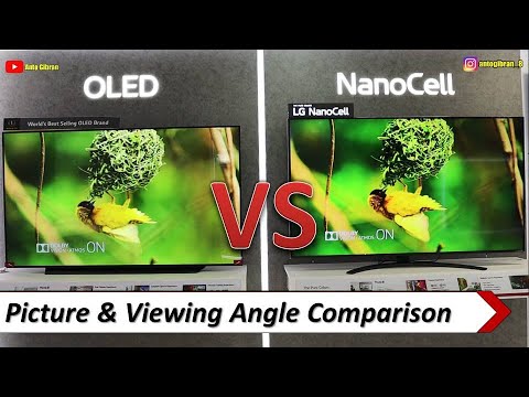 OLED vs NanoCell - OLED vs Nano91|| Picture & Angle Comparison - YouTube