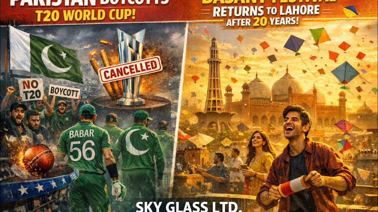 Pakistan Boycotting t20 world cup?Basant in Lahore after 20 years 