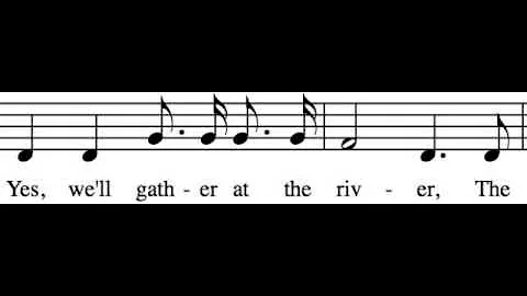 Shall We Gather at the River - Alto Only - Learn How to Sing Hymns