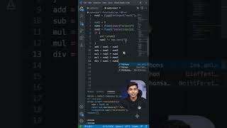 Build a Simple Calculator in Python in 1 Minute! 🧮🐍 #Python #TechXLearn #shorts #youtubeshorts