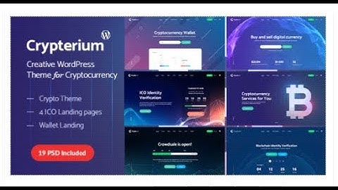 Crypterium - Crypto Currency And ICO Landing Page WordPress Theme | Themeforest Templates