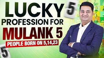 Lucky Profession For Mulank 5 | Mulank 5 | Numerology | Vyomessh Pathak