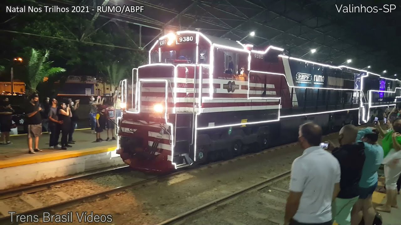 🇧🇷NATAL NOS TRILHOS - RUMO-ABPF 2021 |  EXPRESSO PAULISTA - 18/12/2021.