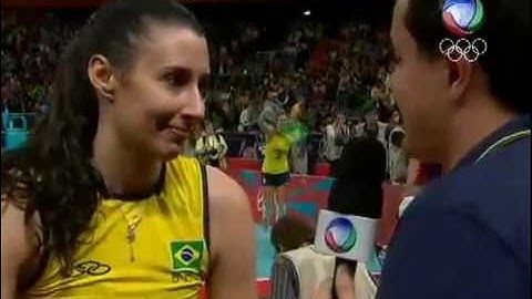 Sheilla desabafa após o jogo Brasil x Estados Unidos, que deu a medalha de ouro ao volei feminino