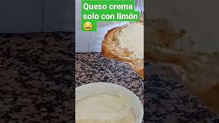 QUESO CREMA SOLO CON LIMÓN