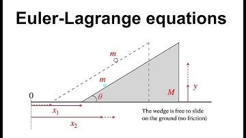 A point mass sliding down a sliding wedge - by Lagrangian mechanics