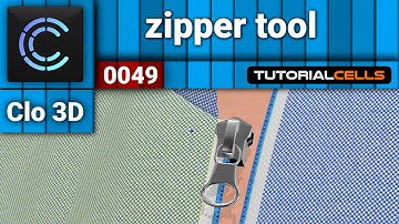 0049. zipper tool in clo3D