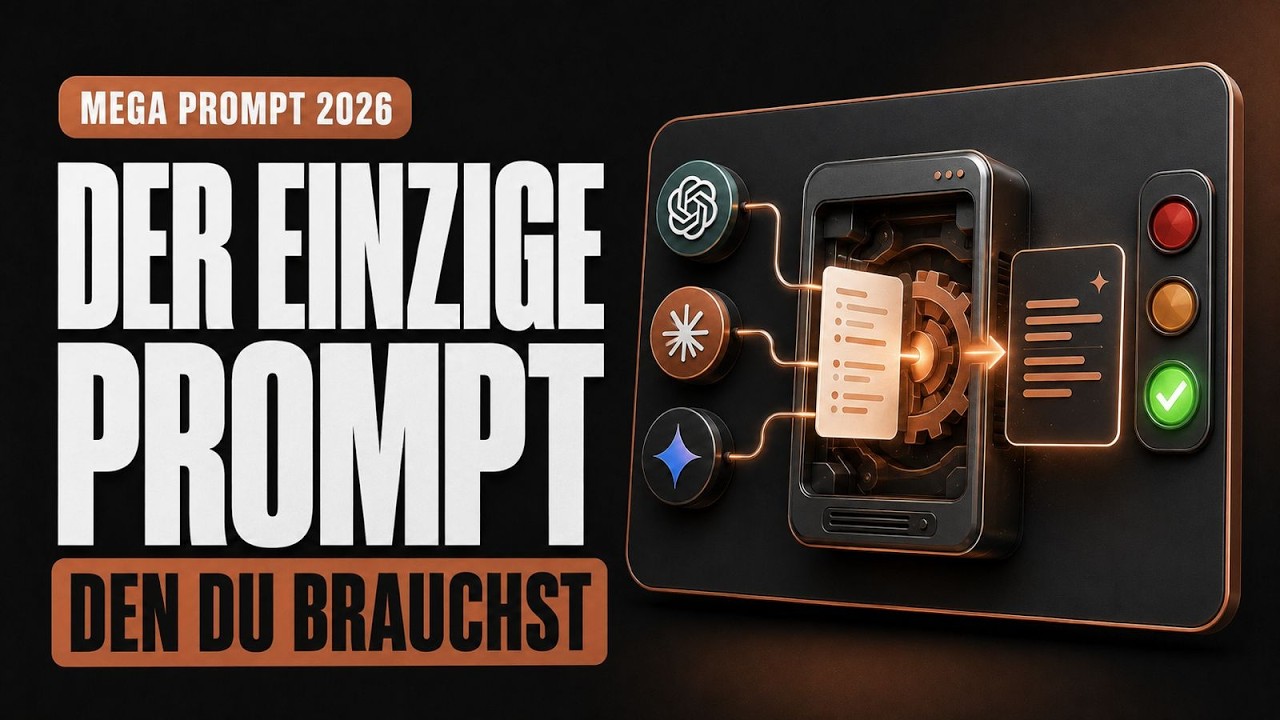 Perfekte Prompts für ChatGPT, Gemini, Claude und Co dank Prompt Generator | Der Mega Prompt #1 2026