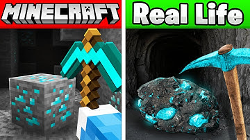 MINECRAFT ITEMS IN REAL LIFE! (animals, items, blocks)