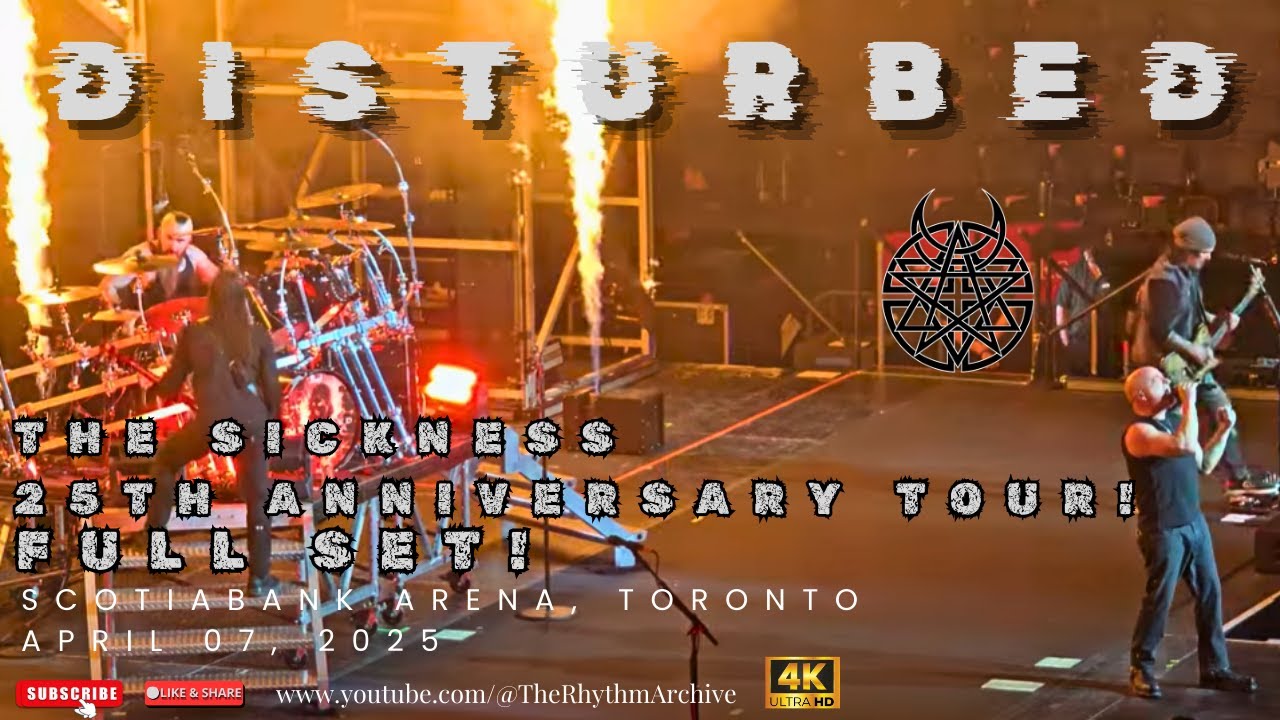 DISTURBED | Powerful Metal Performance Live | Full Set | Scotiabank Arena | Toronto | April 07, 2025