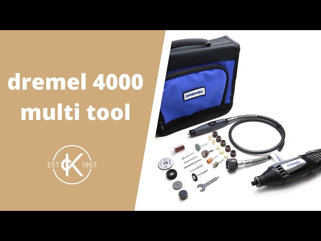 Dremel 4000 With Flexible Shaft - Tools & Accessories TEST