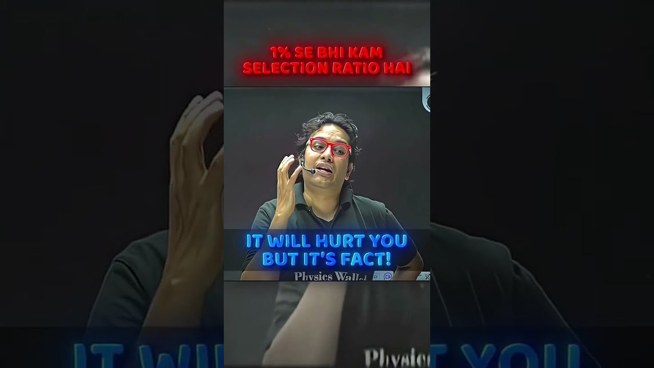 1% Selection Ratio in IIT 🎯📚 