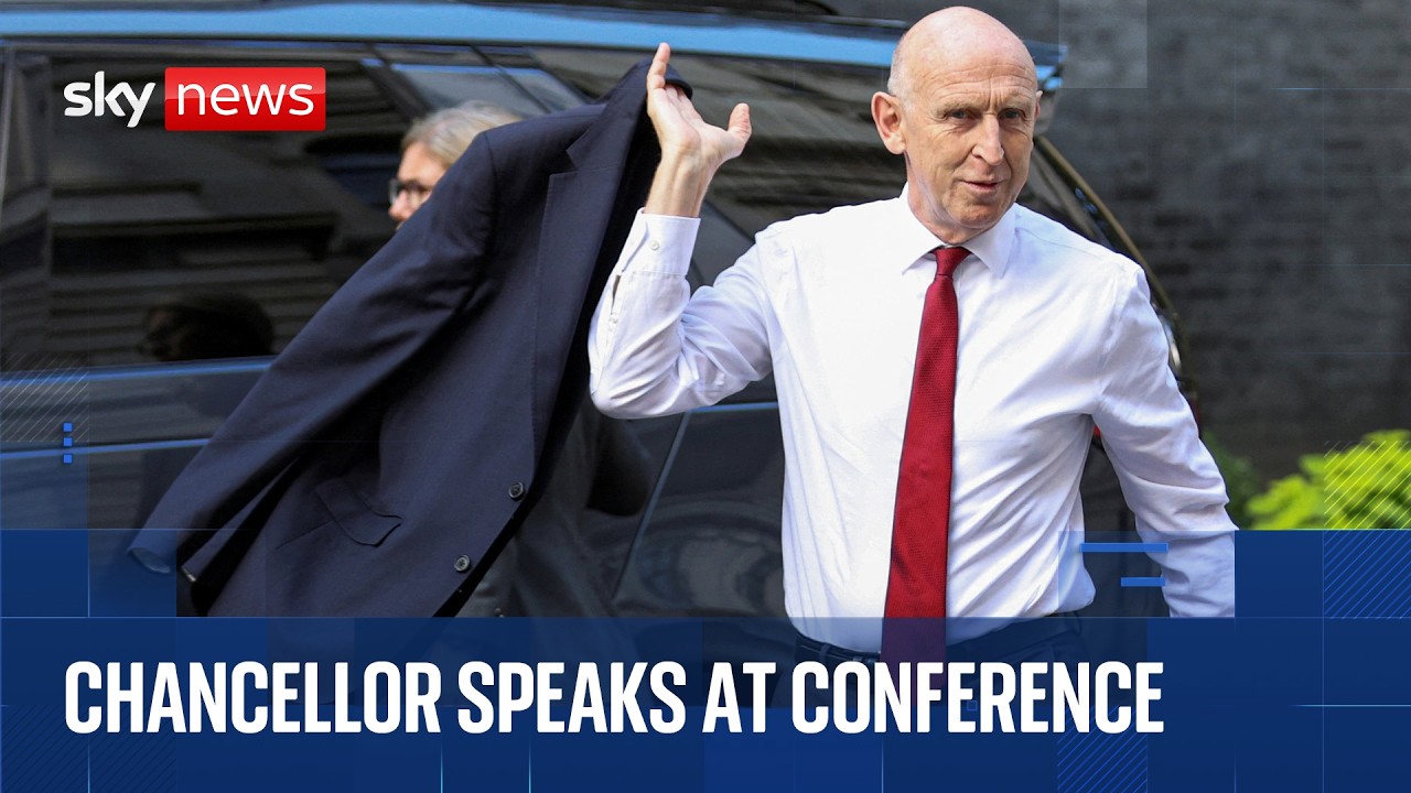John Healey Delivers first speech as Chancellor at Labour Party conference