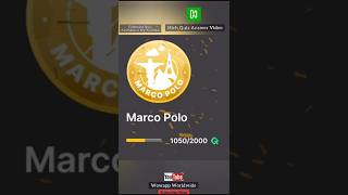 HichApp MarcoPolo Quiz Available in My YouTube Channel | Subscribe Now | #hichquiz #hichapp #gkquiz screenshot 3