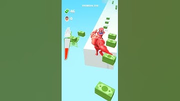 Muscle Rush 3D Android gameplay All | Muscle running smash