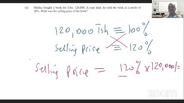 FORM FOUR  BASIC MATHEMATICS NECTA 2020  SECTION A QUESTIONS