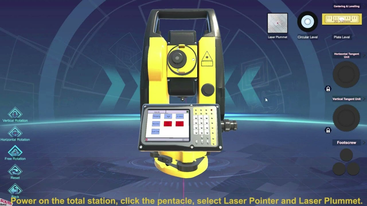 VR for South N40 Total Station