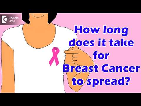 How long does it take for breastcancer to spread?