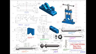 Design of Pipe Vice in Solidworks 11.Assembly