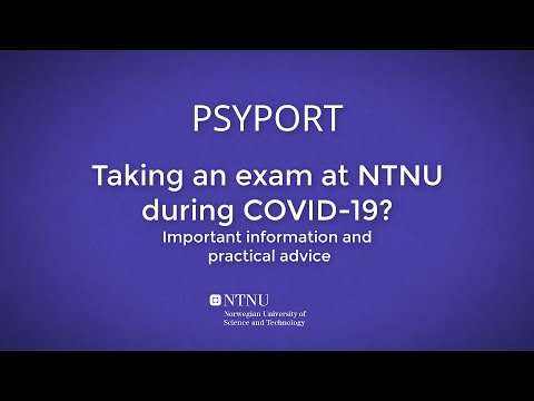 Taking an exam at NTNU during COVID-19? Important information and practical advice