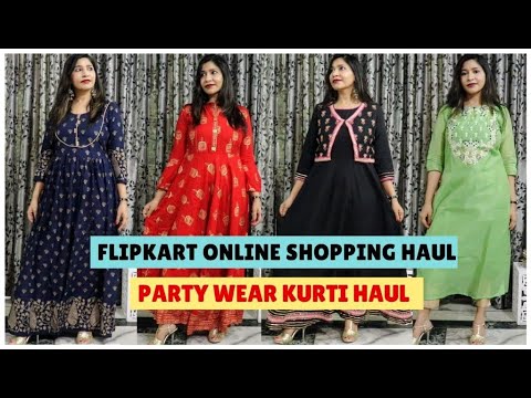 flipkart party wear kurti