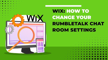 WIX: How to change your RumbleTalk chat room settings.
