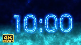 10 Minutes Countdown Timer - Electric  [4K]