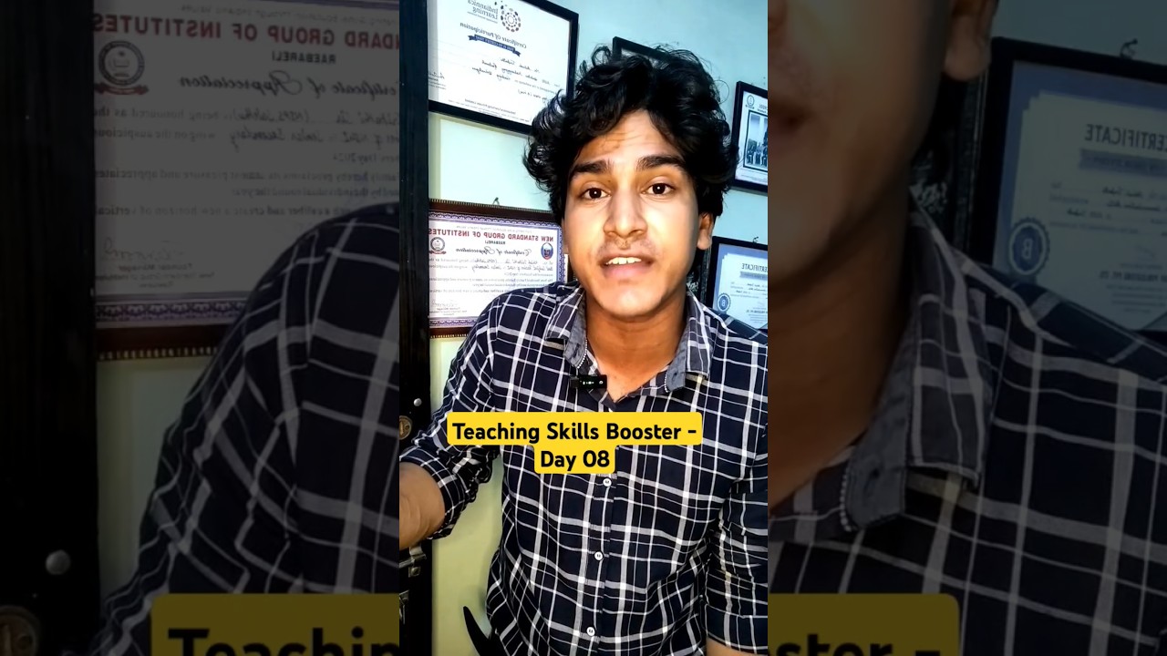 Teaching Skills series day 08 || 