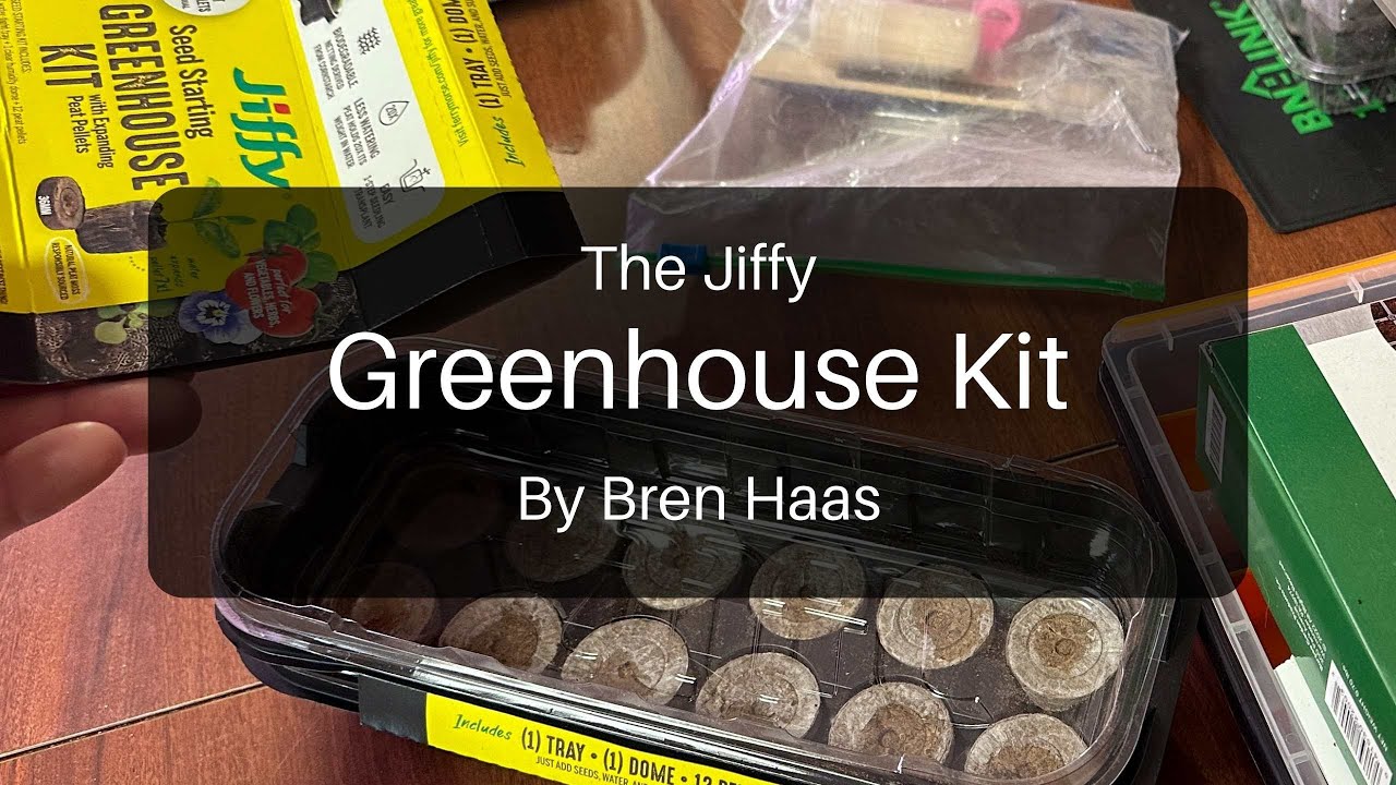 Jiffy Greenhouse Seed Starting Kit YouTube