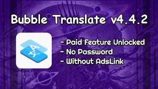 Bubble Translate Mod Apk v4.4.2 No Password screenshot 4