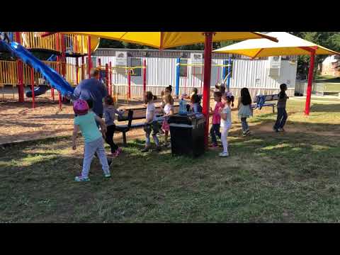Playing Bubble at Glebe Elementary School