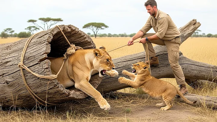 Helpless Lions Facing Death Begged Humans – What Happened Next Is Absolutely SHOCKING!
