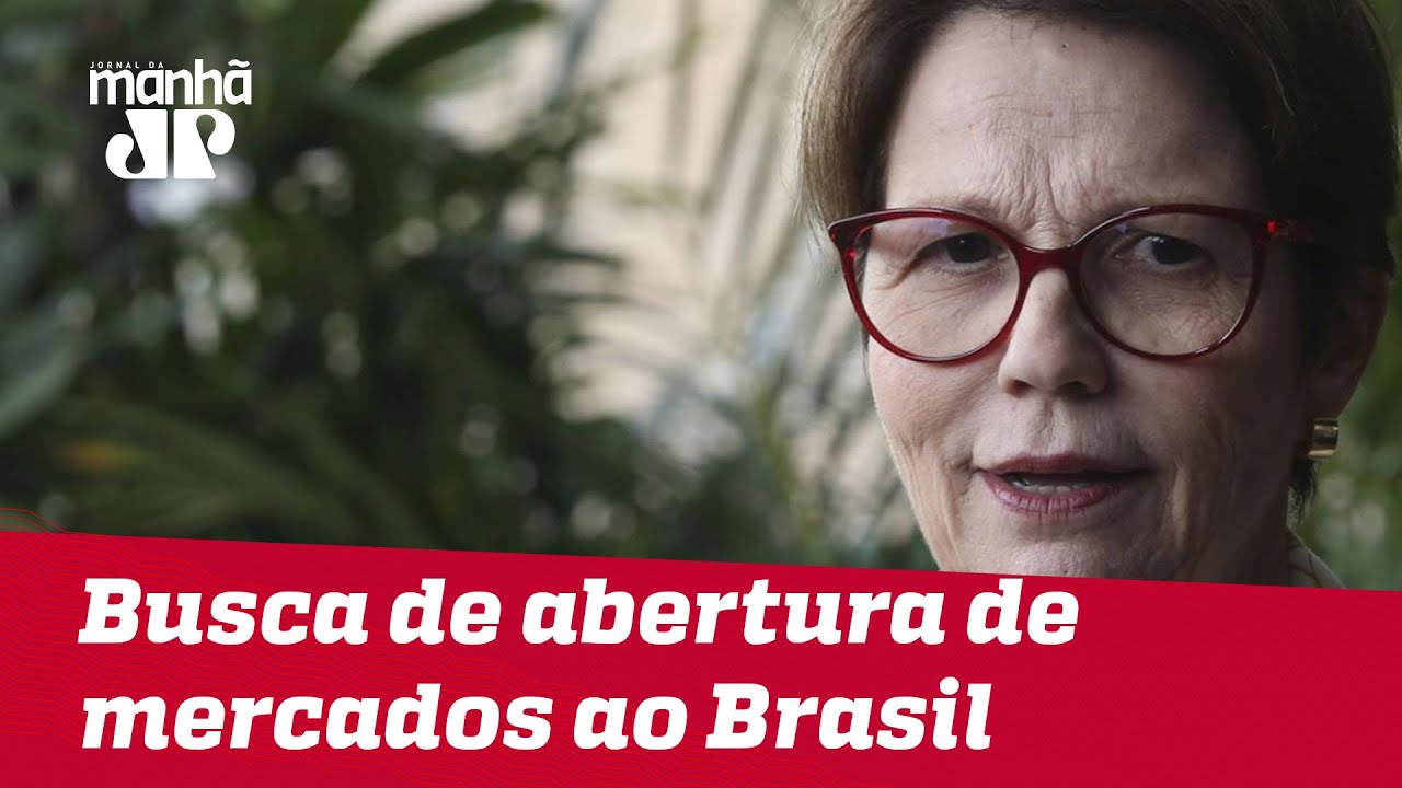 Ministra da Agricultura viajará à Ásia em busca de abertura de mercados ao Brasil - YouTube Jovem Pan News