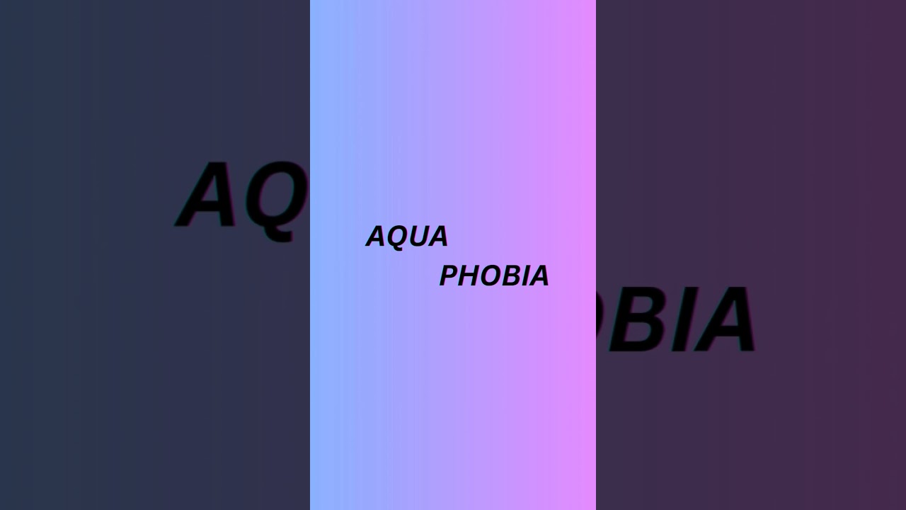 Phobia Files Series ( ep 13 ) / AQUAPHOBIA / 💧