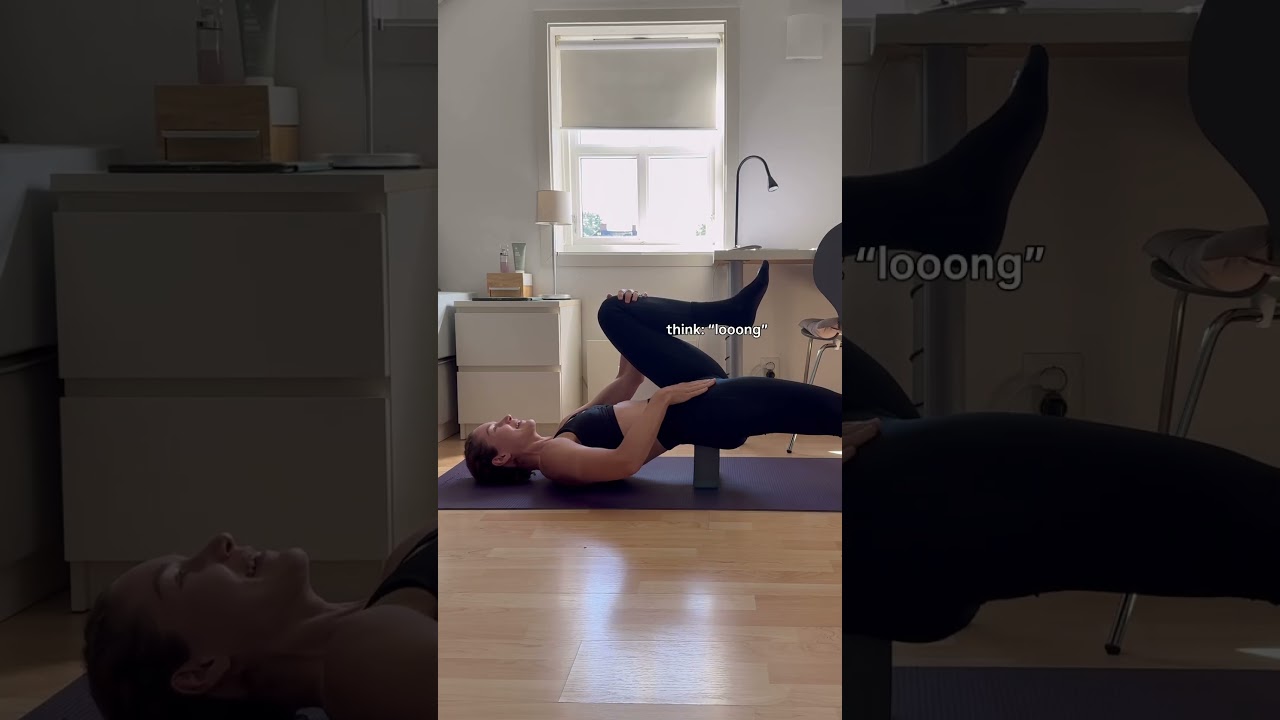Desk all day? Your psoas is probably stealing your stride! Start here by releasing tension first⚡️