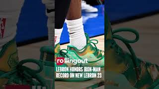 LeBron Honors Iron-Man Record On New LeBron 23