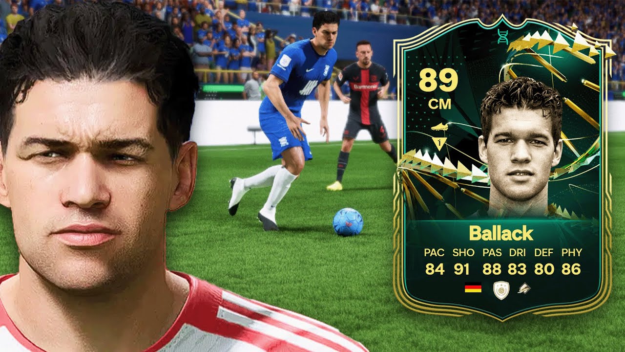 89 ICON UPGRADE EVOLUTION BALLACK PLAYER REVIEW | EA FC 24 ULTIMATE TEAM