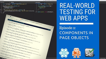Add Component to Your Page Objects | Real-world Testing for Web Apps Ep. 2