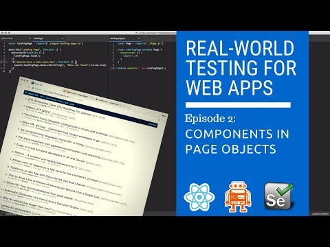 Add Component to Your Page Objects | Real-world Testing for Web Apps Ep. 2