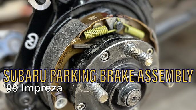 Subaru Rear Brake and Parking Brake Replacement - How To - YouTube