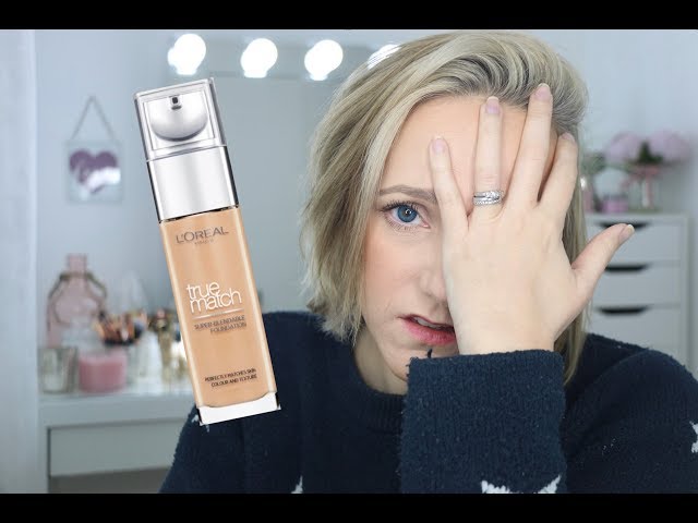 Loreal True Match Foundation Review and Wear Test 