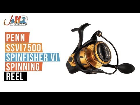 リール PENN SPINFISHER SSVI7500 Penn SSVII7500 Spinfisher VII Spinning Reel - Melton Tackle