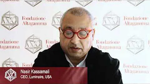Nasir Kassamali, Ceo of Luminaire, Milan Design Week
