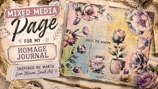 Homage Journal | Mixed Media Collage Inspired by Maremi Small Art