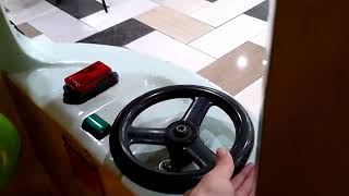 The Busy World of Richard Scarry Coin Operated Apple Car Lowly Worm Kiddie Ride