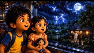Grandma's Village Train Journey | AHeart-Touching Family Story♥️ | GhibliStyle Animation