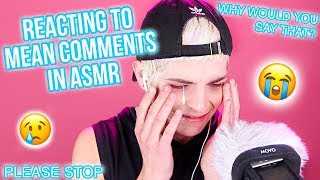 READING MEAN COMMENTS IN ASMR WHILE SIPPING A DRINK *I CRIED*  | ASMR CRYING | KEVIN RUPARD